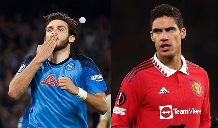 Rumor Bursa Transfer Manchester United: Buang Raphael Varane, Datangkan Khivcha&nbsp;Khvaratskhelia